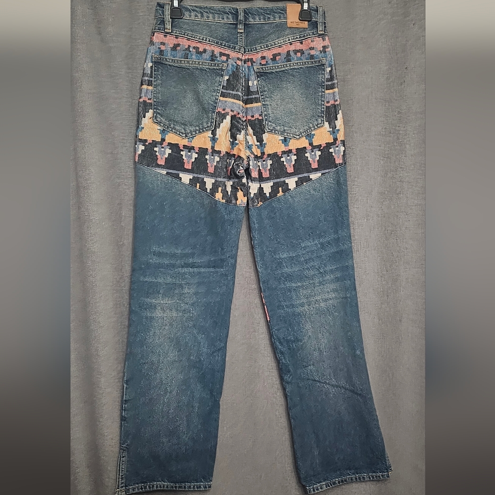 Free Poeple We The Free Rocky Mountain Straight Leg Jeans Size 26 EUC - Picture 5 of 15